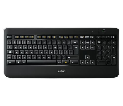 Logitech K800 tastiera RF Wireless QWERTY Italiano Nero